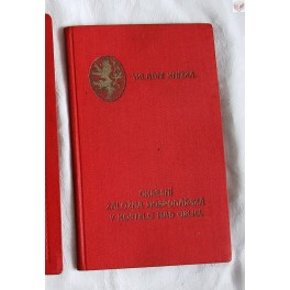 Vkladní knížka, Okresní záložna hospodářská v Kostelci nad Orlicí Vkladní knížka, Okresní záložna hospodářská v Kostelci nad Orlicí