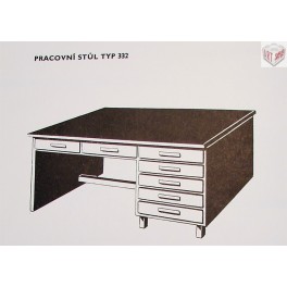 Pravní stůl  TYP 332, Labora n. p.