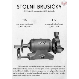 Stolní brusička, DUDA - Alois Duda, Elektrotechnická továrna, Praha Vinohrady Stolní brusička, DUDA - Alois Duda, Elektrotechnická továrna, Praha Vinohrady