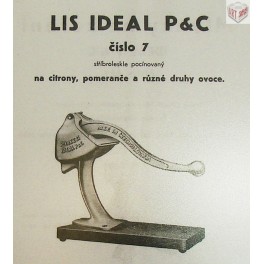 Lis na citrony č 7, Ideal P&C, Pokert & CO Lis na citrony č 7, Ideal P&C, Pokert & CO