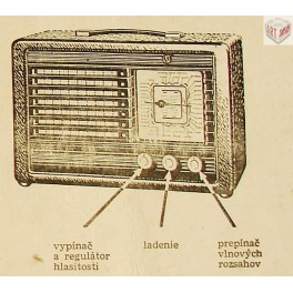 Radiopřijímač, Tesla 3101B Radiopřijímač, Tesla 3101B