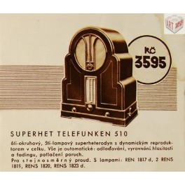 Superhet Telefunken 510, Přelouč Superhet Telefunken 510, Přelouč