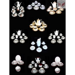 Porcelánové servisy 50-90. léta, ČSR Porcelánové servisy 50-90. léta, ČSR