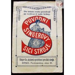 Původní singerovy šicí stroje, katalog Původní singerovy šicí stroje, katalog