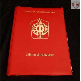 Štáb civilní obrany ČSSR - obal na spis Štáb civilní obrany ČSSR - obal na spis