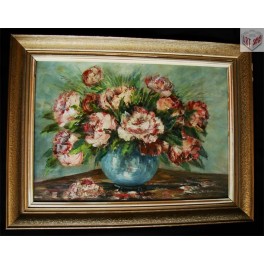 Pivoňky, ?, 74x46 cm Pivoňky, ?, 74x46 cm