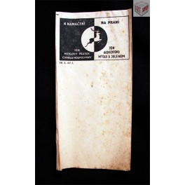účtenky, mýdlo s jelenem, 1/2 20. století, ČSR účtenky, mýdlo s jelenem, 1/2 20. století, ČSR