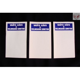 účtenky, Velimká káva,1/2 20. století, ČSR účtenky, Velimká káva,1/2 20. století, ČSR